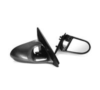 Gruppo specchietto retrovisore esterno Per Civic EG 2 Porte 1992-1995 Coppia Di Specchietti Retrovisori Laterali Per Portiera Auto Neri Regolabili Manualmente MANUALERETROVISORE(Carbon Fiber Look)