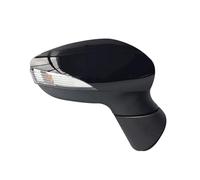 Gruppo Specchietto Retrovisore Per Ford Per Fiesta 2009-2017 Per MK7 MK8 2008-2012 Auto Con Indicatore Luminoso Pieghevole Manuale Porta Specchietto Laterale(Black R)