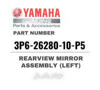 Gruppo specchietto retrovisore sinistro DNMN grigio scuro YAMAHA OEM 3P6-2628...