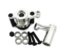 Gruppo sterzo in alluminio con doppia cremagliera e cuscinetti for Axial 1/10 for Yeti AX31122(Silver)