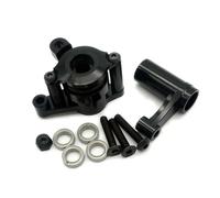 Gruppo sterzo in alluminio con doppia cremagliera e cuscinetti for Axial 1/10 for Yeti AX31122(Zwart)