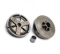 Gruppo tamburo frizione in metallo con cuscinetto ad aghi per motoseghe cinesi 4500 5200 5800 Parte aftermarket per una migliore trasmissione di potenza