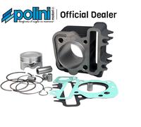 KIT GRUPPO TERMICO IN GHISA PER PIAGGIO FLY 50 4T 2 VALVOLE D.49 78.7CC POLINI