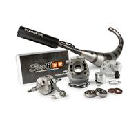 Gruppo termico + albero + marmitta Stage6 Streetrace 88cc Derbi E2