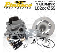GRUPPO TERMICO ALLUMINIO PINASCO 102cc Ø55 PER PIAGGIO APE 50 TUTTI