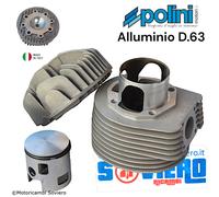 Gruppo Termico Alluminio Polini D.63 177cc Vespa PX 125 150 corsa 57