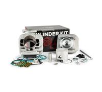 Athena P400485100090 Gruppo Termico Big Bore con Testata Ø 47,6 mm, Spinotto 12 mm, Pistone con Testa Piatta Compatibile con MBK Booster New 21