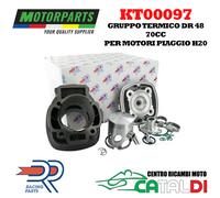 GRUPPO TERMICO CILINDRO MAGGIORATO GHISA DR D.48 70 CC PIAGGIO NRG RST MC2 NTT