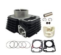 GRUPPO TERMICO CILINDRO Per CBF125 Per CB125F Per GLR125 2015 2016 2017 2018 2019 Kit Di Revisione Guarnizione Pistone Cilindro Moto STD(52.4mm 125cc Black)
