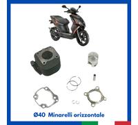 Gruppo Termico Cilindro Pistone MOTORE MINARELLI ORIZZONTALE YAMAHA 50 Ø40 DR