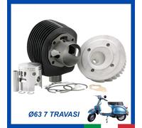 Gruppo Termico Cilindro Pistone PIAGGIO VESPA PX 125 150 ARCOBALENO Ø63 177cc