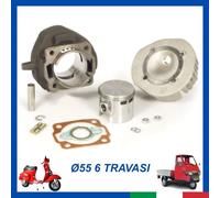 Gruppo Termico Cilindro Pistone PIAGGIO VESPA SPECIAL PK APE 50 Ø55 102cc DR