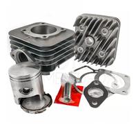 GRUPPO TERMICO CILINDRO VESPA LXV 2T 50 2T COMPLETO PISTONE FASCE GUARNIZIONI TE