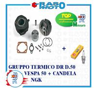 Gruppo termico DR Ø 50 3 trv. in ghisa per Piaggio Vespa N 50 2T KT00012