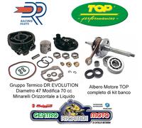 Gruppo Termico DR 47 Modifica 70 Albero TOP Aprilia SR Racing 50 2T 1997 / 1999
