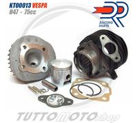 GRUPPO TERMICO DR D.47 75 CILINDRO PISTONE TESTA - PIAGGIO VESPA 50 PK XL RUSH