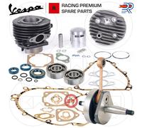 GRUPPO TERMICO DR D.47 75cc ALBERO MOTORE CONO 20+ CUSCINETTI PER PIAGGIO APE 50