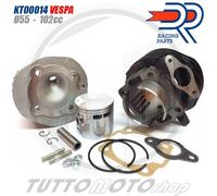 GRUPPO TERMICO DR D.55 102cc CILINDRO PISTONE TESTA - PIAGGIO VESPA 50 PK S - XL
