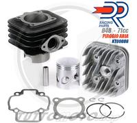 GRUPPO TERMICO DR EVO 71 D.48 70 CILINDRO PISTONE TESTA PIAGGIO LIBERTY 50 2T