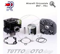 GRUPPO TERMICO DR EVO D.47 70 CILINDRO PISTONE TESTA MALAGUTI CIAK MASTER 50