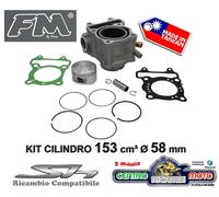 Gruppo Termico Kit Cilindro 58 mm e Pistone FM HONDA AROBASE 150 cc 2000 al 2006