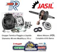 Gruppo Termico Maggiorato DR 70 Albero JASIL Piaggio NRG MC2 MC3 50 2T
