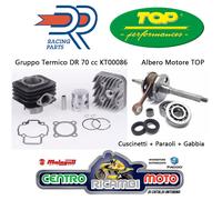 Gruppo Termico Maggiorato DR e Albero Motore 70 cc Derbi Atlantis 02 Red Bul 50