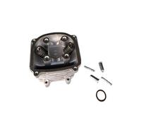 Gruppo testata compatibile con GY652 GY6524 GY6152 152QMI 1P52QMI 52,4 mm albero a camme bilanciere scooter moto ATV(Dark Grey)