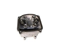 Gruppo testata compatibile con GY652 GY6524 GY6152 152QMI 1P52QMI 52,4 mm albero a camme bilanciere scooter moto ATV(Army green)