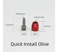 Gruppo tubo olio freno a disco idraulico bici precisione lavorata CNC 2000mm