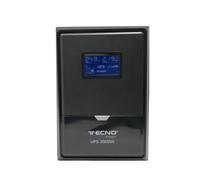 Gruppo UPS 3000VA 4 Batterie 12V 9A Display LCD 4 Prese schuko AUTO Restart