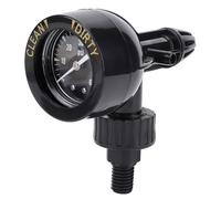 Gruppo valvola di rilascio manometro dell'aria Antigraffio dell'acqua Alta precisione Manometro da 0 a 60 PSI per filtro piscina Filtro spa Filettatura esterna G3/8 Materiale