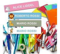Gruppo Veneziano - etichette adesive personalizzate - etichette adesive per scuola con nomi - personalizza ora con il nome - ideale per materiale scolastico