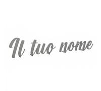 Gruppo Veneziano - Scritta in plexiglass personalizzata 30-40-50-75 cm - nome in plexiglass specchiato personalizzato - Altezza massima 15cm spessore 3 mm - 100% made in Italy