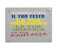 Gruppo Veneziano - targa in plexiglass personalizzata - targa fuoriporta in plexiglass 3mm personalizzata - in dotazione distanziali per il montaggio - 100% made in italy