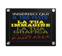 Gruppo Veneziano - targa in plexiglass personalizzata - targa fuoriporta in plexiglass 3mm personalizzata - in dotazione distanziali per il montaggio - 100% made in italy