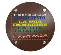 Gruppo Veneziano - targa in plexiglass personalizzata - targa fuoriporta in plexiglass 3mm personalizzata - in dotazione distanziali per il montaggio - 100% made in italy