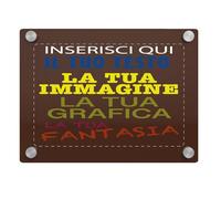 Gruppo Veneziano - targa in plexiglass personalizzata - targa fuoriporta in plexiglass 3mm personalizzata - in dotazione distanziali per il montaggio - 100% made in italy