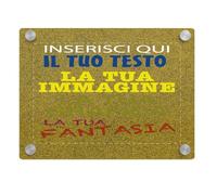 Gruppo Veneziano - targa in plexiglass personalizzata - targa fuoriporta in plexiglass 3mm personalizzata - in dotazione distanziali per il montaggio - 100% made in italy