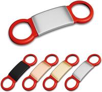 Gruppo Veneziano - Targhetta Cane Personalizzata - Targhetta in silicone Personalizzabile con incisione laser - ideale per collari, borse, zaini ecc - 100% made in italy