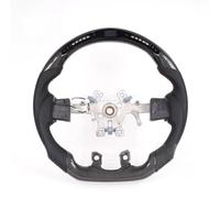 gruppo volante auto Compatibile Con Dodge Per Ram 1500 2500 3500 2012 2013 2014 2015 2016 2017 2018 Volante PU Perforato Fibra Carbonio Accessori Auto(With lights)