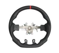 gruppo volante auto Compatibile Con Dodge Per RAM 1500 2500 3500 2012 2013 2014 2015 2016 2017 2018 Auto PU Sport Racing Volante A Fondo Piatto Liscio(PU Red)