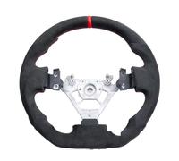 gruppo volante auto Compatibile Con Nissan Per 350Z 2003 2004 2005 2006 2007 2008 2009 Volante Pelle Scamosciata Fondo Piatto Realizzato A Mano Parti Antiscivolo