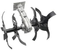 Gruppo Zappetta Ø26 a 7 Denti per Tagliaerba McCulloch Kawasaki Oleomac Efco Emak per Orto innesto con attacco a 7 denti e diametro asta da Ø26 mm per gruppo zappette