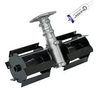 Gruppo Zappette Ø28 innesto a 7 Denti per Decespugliatori Motozappa Motocoltivatore Tagliaerba x Orto In omaggio GRASSO LUBRIFICANTE