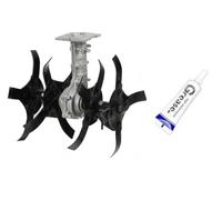 Gruppo Zappette Ø28 x 9 Denti x Decespugliatori Motozappa x Orto Fresa ingranaggio IN OMAGGIO GRASSO DA 10g