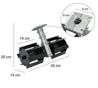 Gruppo zappette decespugliatori motozappa fresa ingranaggio Zappe 9 denti Ø26 mm