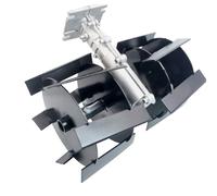 topolenashop Gruppo Zappette per Decespugliatore 26mm 9 Denti - Testina Motozappa a Ingranaggio - Accessorio Fresatura Erba e Terreno - Taglio Obliquo Smussato, Alta Efficienza