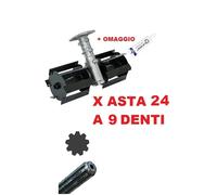 Gruppo Zappette per Decespugliatori Motozappa Orto per asta Ø24 - 9Denti