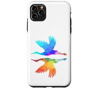 Grus Grus Carino Uccellino Amante Uccello Colorato Animale Custodia per iPhone 11 Pro Max